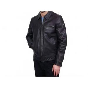NEW MAURITIUS berink leather jacket in black